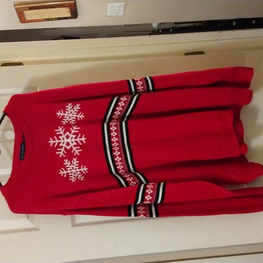 Men's Red ROUND TREE & YORKE 4X BIG LONG SLEEVE SWEATER!